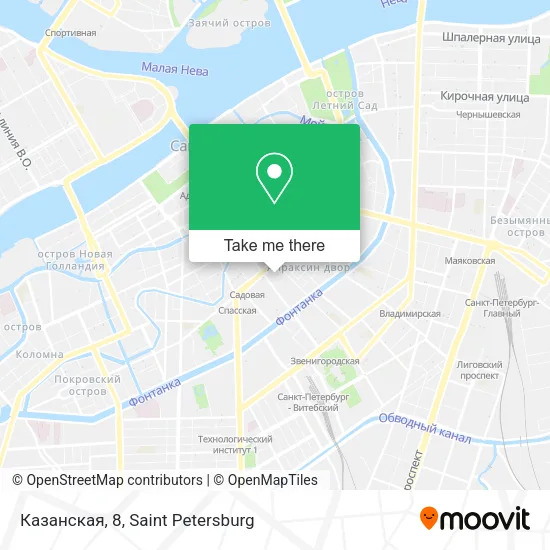 Казанская, 8 map