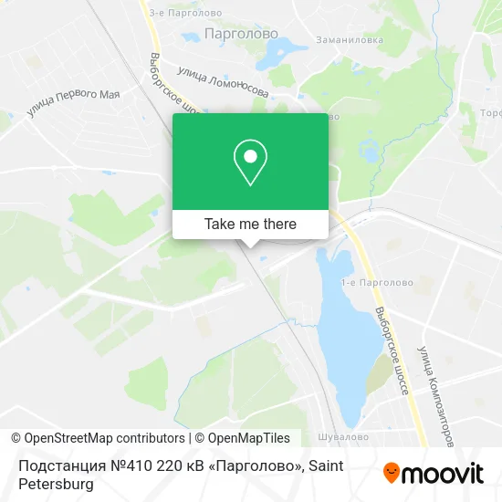 Подстанция №410 220 кВ «Парголово» map