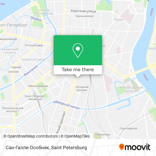 Сан-Галли Особняк map