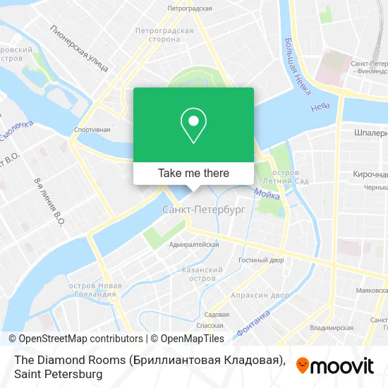 The Diamond Rooms (Бриллиантовая Кладовая) map
