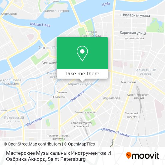 Мастерские Музыкальных Инструментов И Фабрика Аккорд map