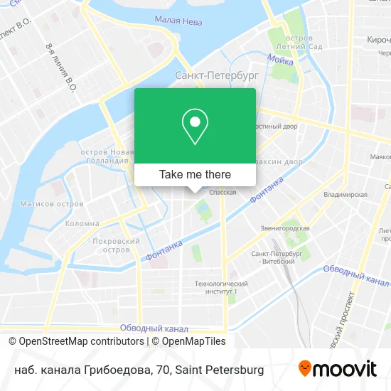 наб. канала Грибоедова, 70 map