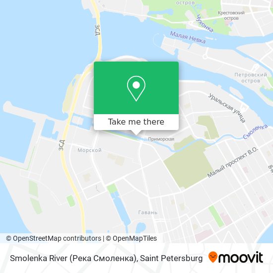 Smolenka River (Река Смоленка) map