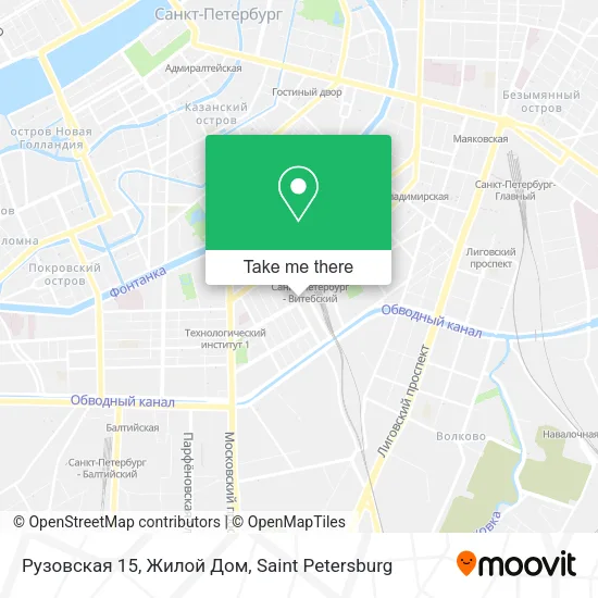 Рузовская 15, Жилой Дом map