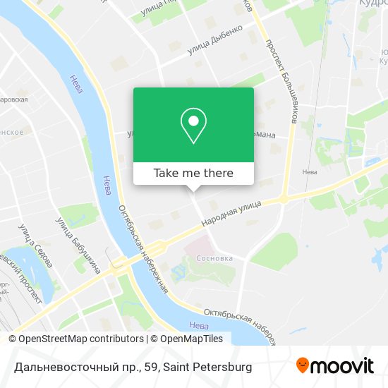 Дальневосточный пр., 59 map