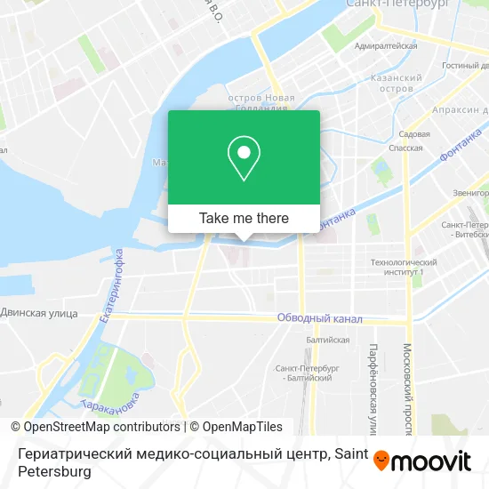 Гериатрический медико-социальный центр map