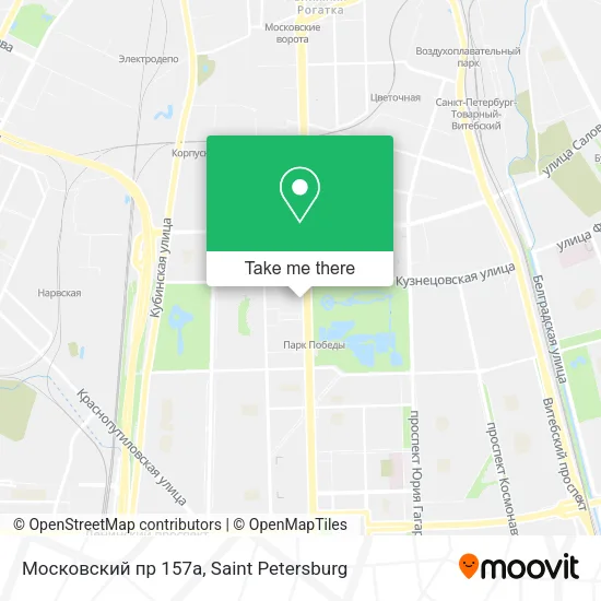 Московский пр 157а map