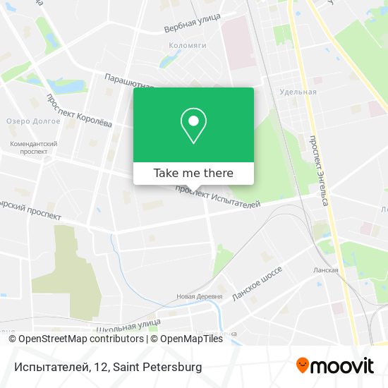 Испытателей, 12 map