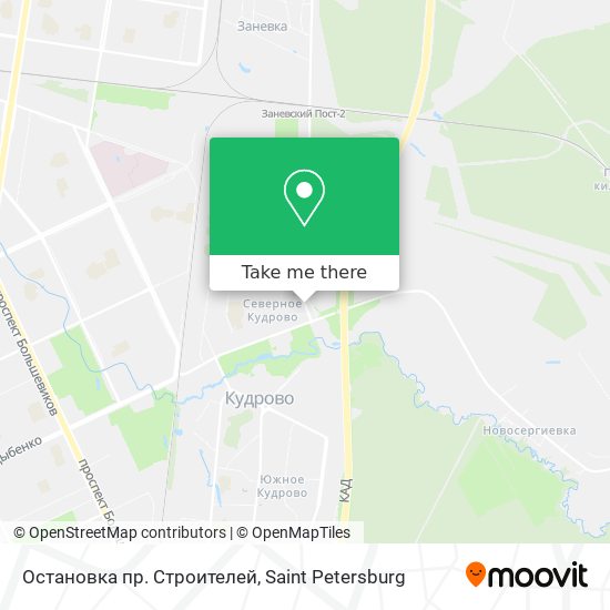 Остановка пр. Строителей map