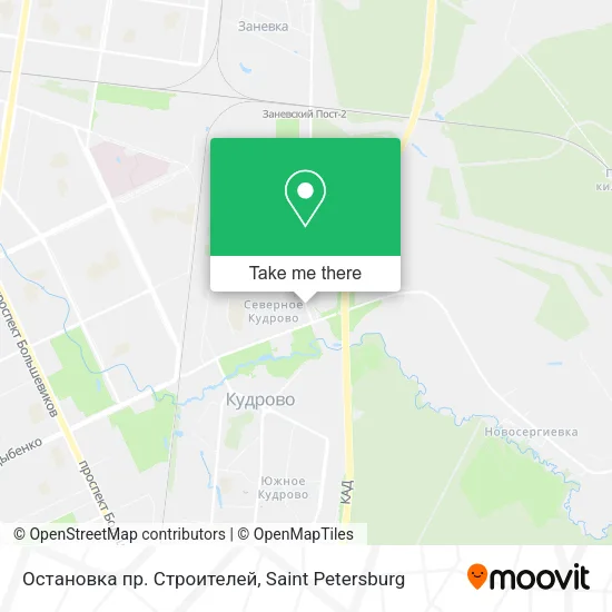 Остановка пр. Строителей map