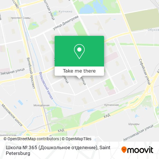 Школа № 365 (Дошкольное отделение) map