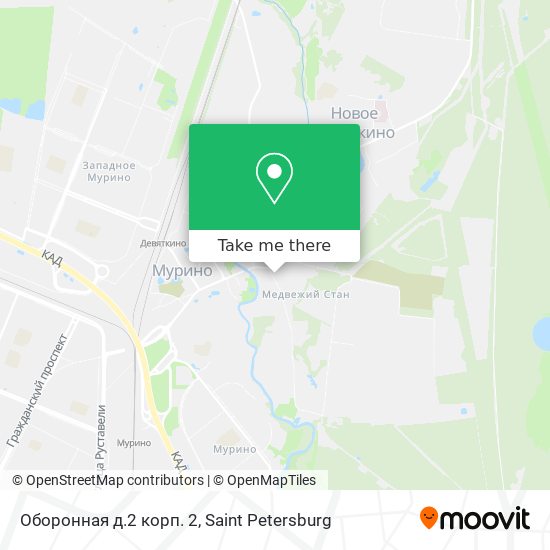 Оборонная д.2 корп. 2 map