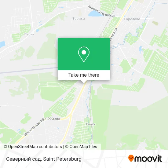 Северный сад map