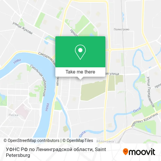 УФНС РФ по Ленинградской области map