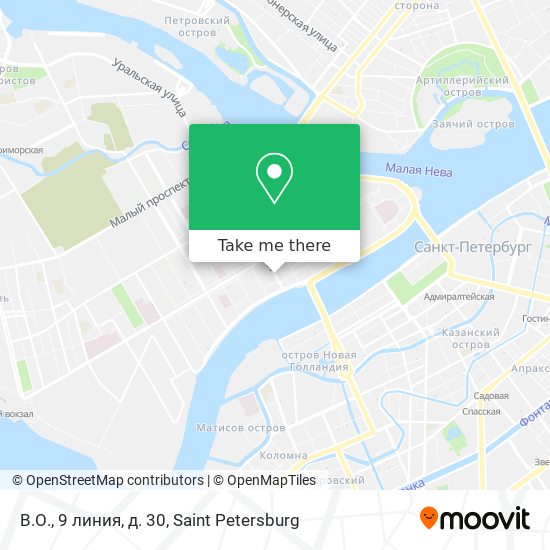 В.О., 9 линия, д. 30 map