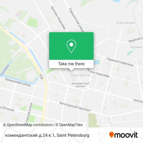 комендантский д.24 к.1 map