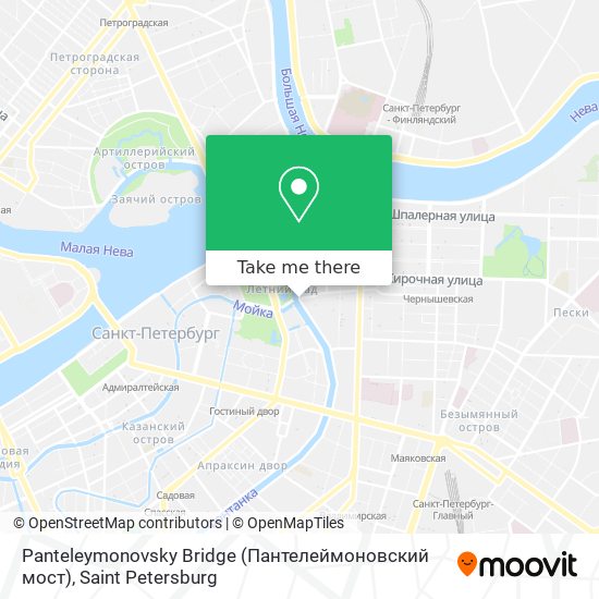 Panteleymonovsky Bridge (Пантелеймоновский мост) map