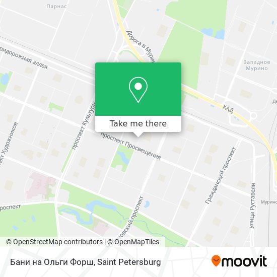 Бани на Ольги Форш map
