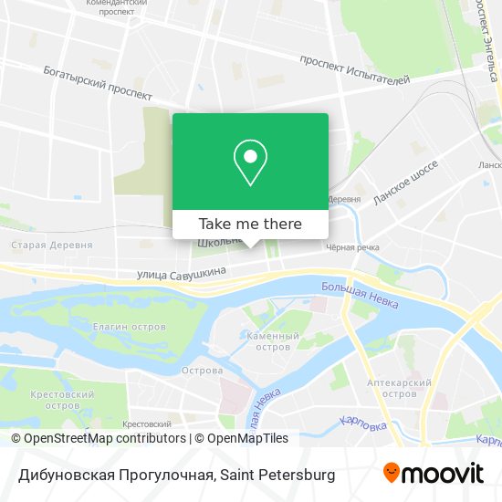 Дибуновская Прогулочная map