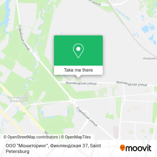 ООО "Мониторинг", Финляндская 37 map