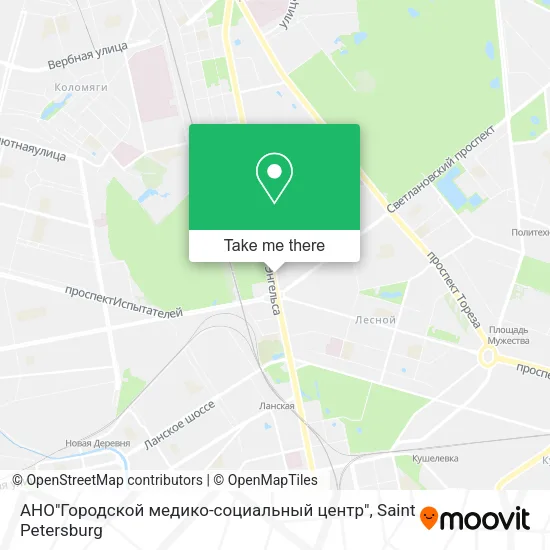 АНО"Городской медико-социальный центр" map