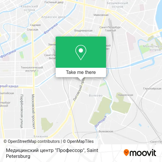 Медицинский центр "Профессор" map