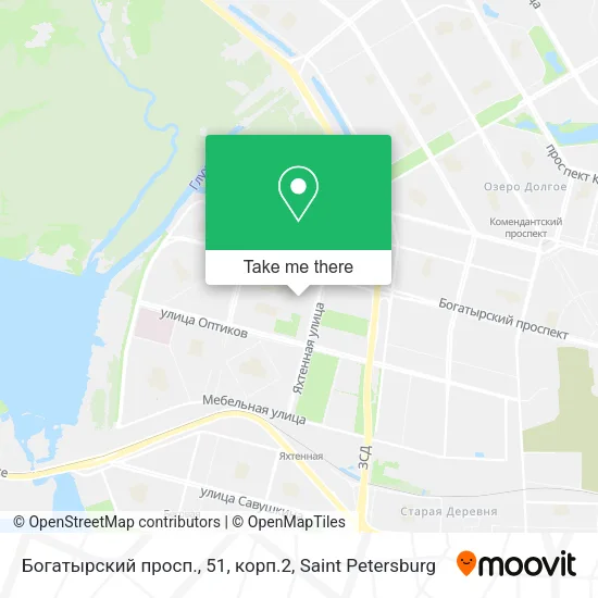 Богатырский просп., 51, корп.2 map