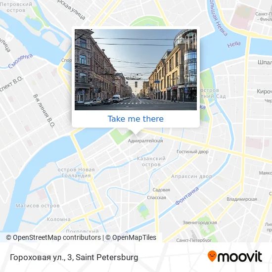 Гороховая ул., 3 map