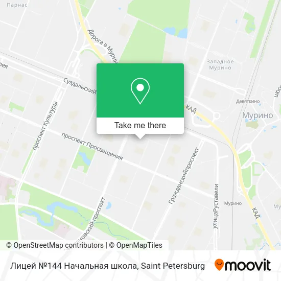 Лицей №144 Начальная школа map