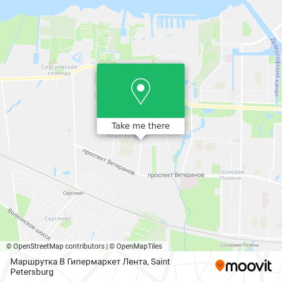 Маршрутка В Гипермаркет Лента map