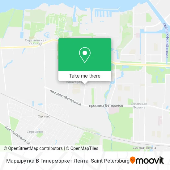 Маршрутка В Гипермаркет Лента map