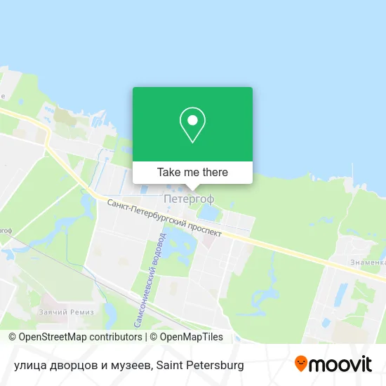 улица дворцов и музеев map