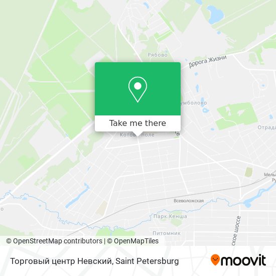 Торговый центр Невский map