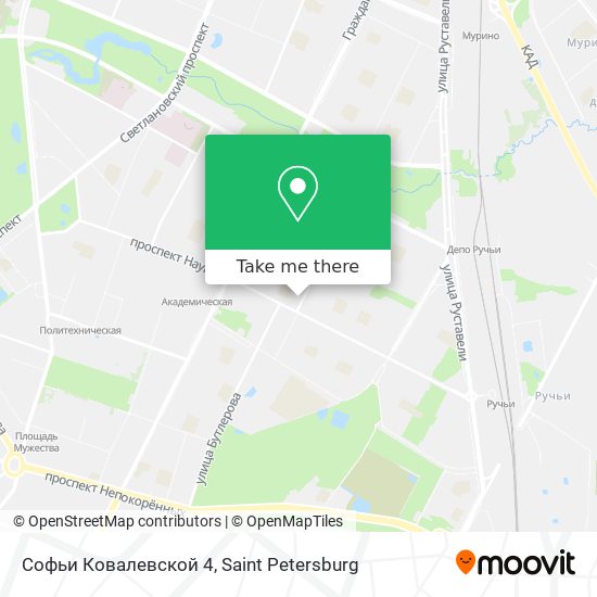 Софьи Ковалевской 4 map
