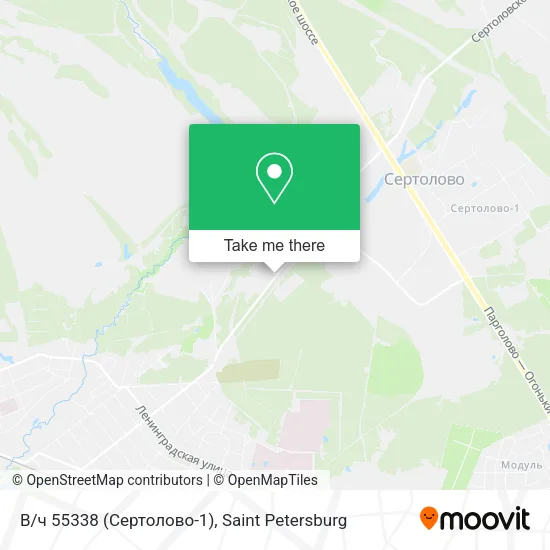 В/ч 55338 (Сертолово-1) map