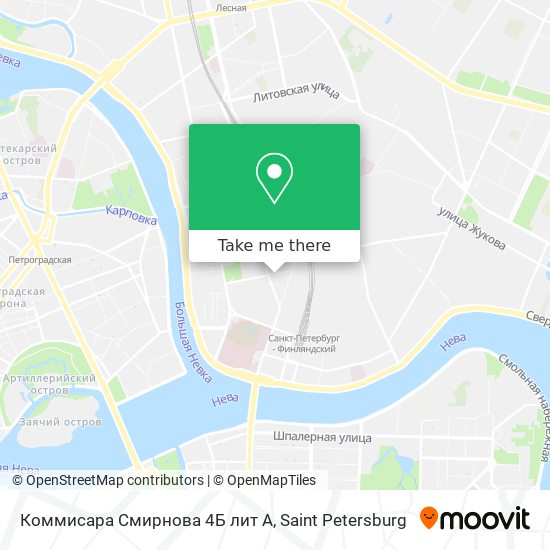 Коммисара Смирнова 4Б лит А map