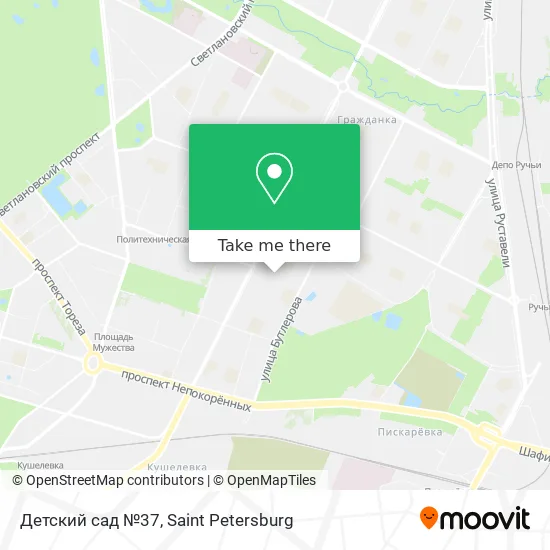 Детский сад №37 map