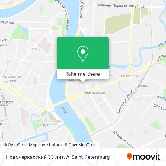 Новочеркасский 33 лит. А map