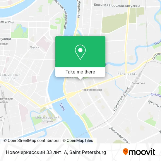 Новочеркасский 33 лит. А map