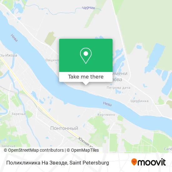 Поликлиника На Звезде map