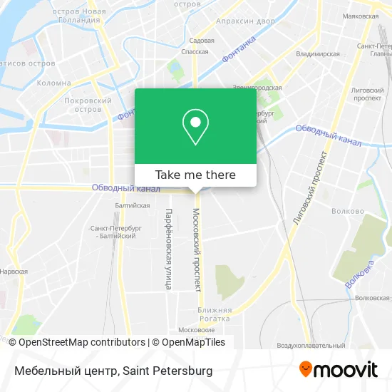 Мебельный центр map