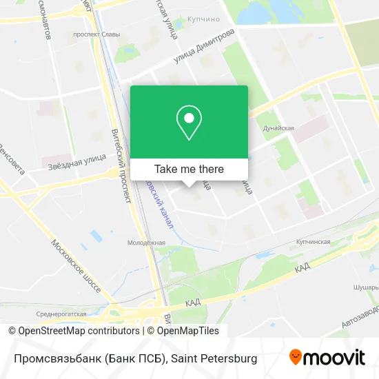 Промсвязьбанк (Банк ПСБ) map