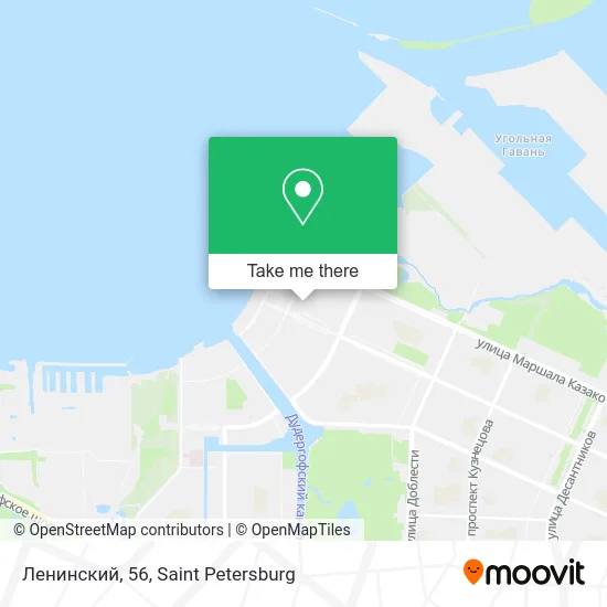 Ленинский, 56 map