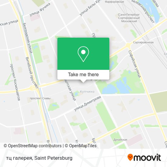 тц галерея map