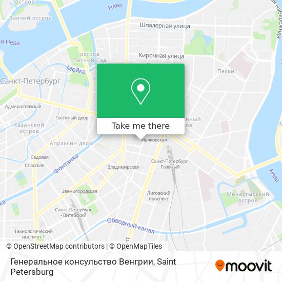 Генеральное консульство Венгрии map