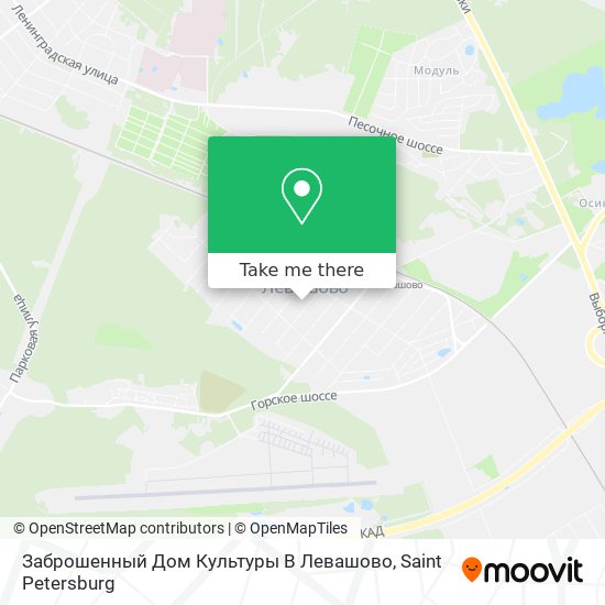 Заброшенный Дом Культуры В Левашово map