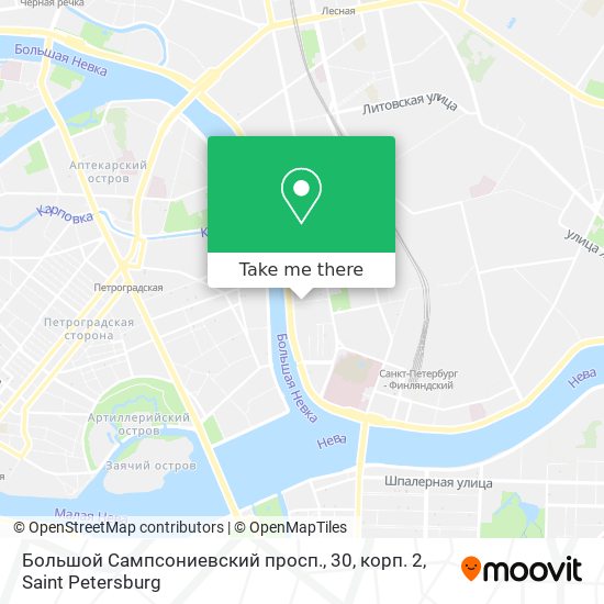 Большой Сампсониевский просп., 30, корп. 2 map