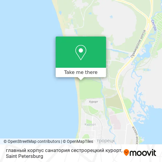 главный корпус санатория сестрорецкий курорт map