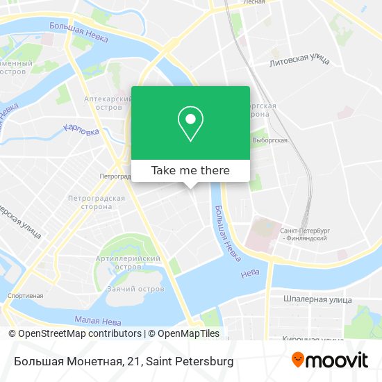 Большая Монетная, 21 map