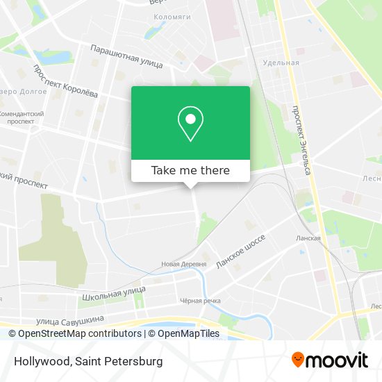 Hollywood map